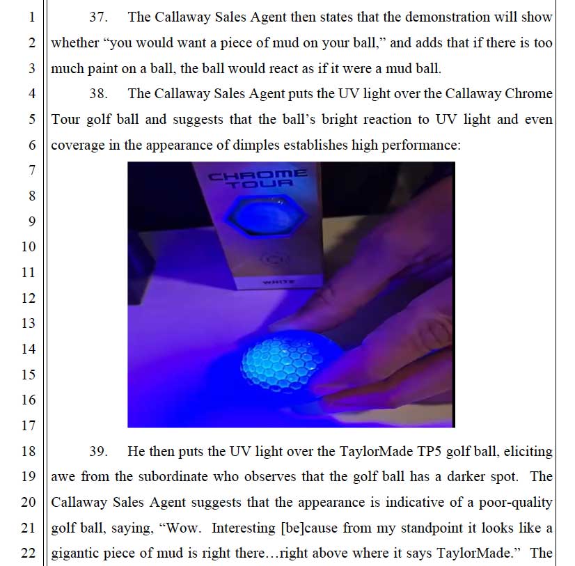 callaway taylormade lawsuit