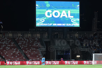 The scoreline that had me dumbfounded after India scored a late equaliser to deny Singapore all three points