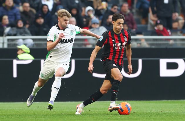 Samuele Ricci in action for Milan