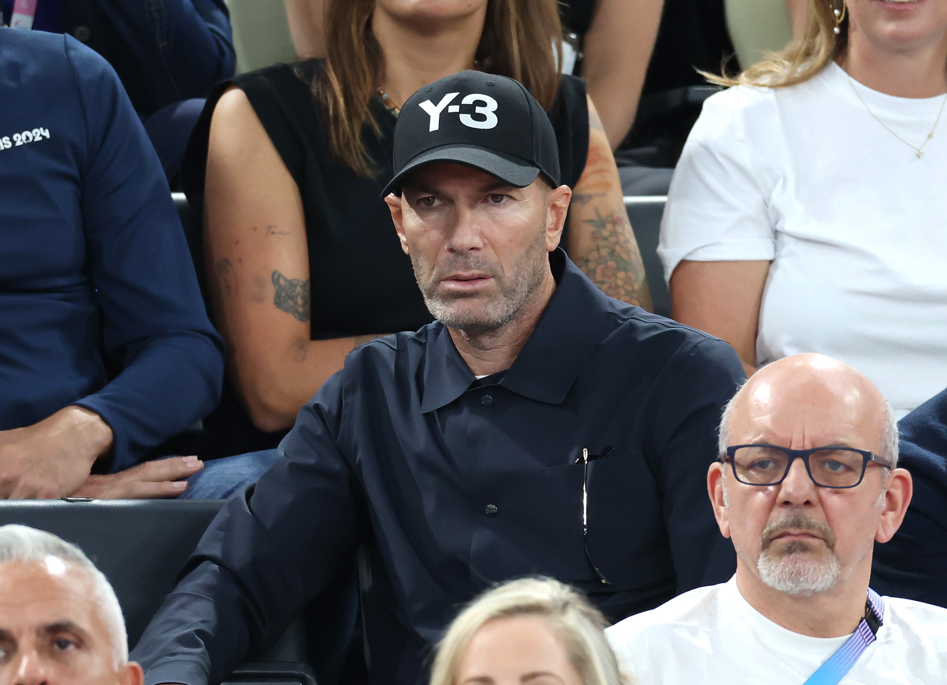 Zinedine Zidane in the stands