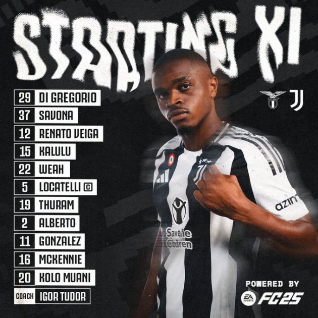 Juventus team v Lazio