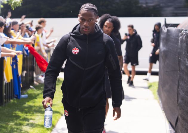 Jonathan David representing Canada