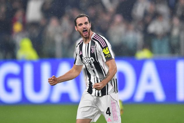 Federico Gatti celebrating his goal