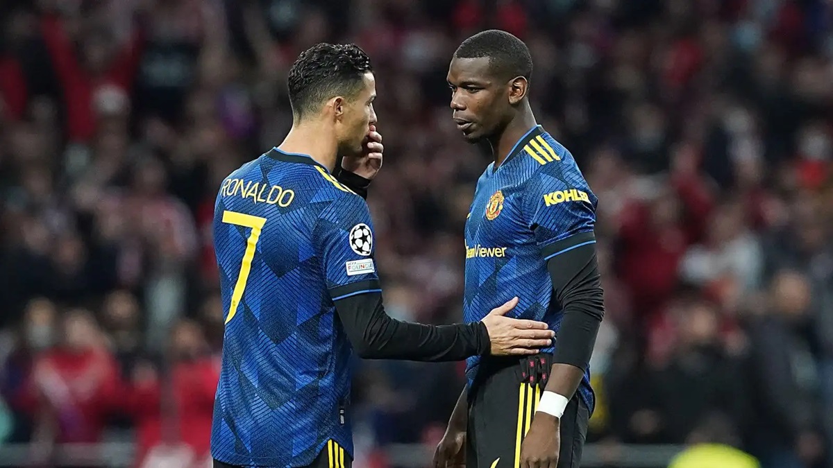 Ronaldo and Pogba during their time together at Manchester United