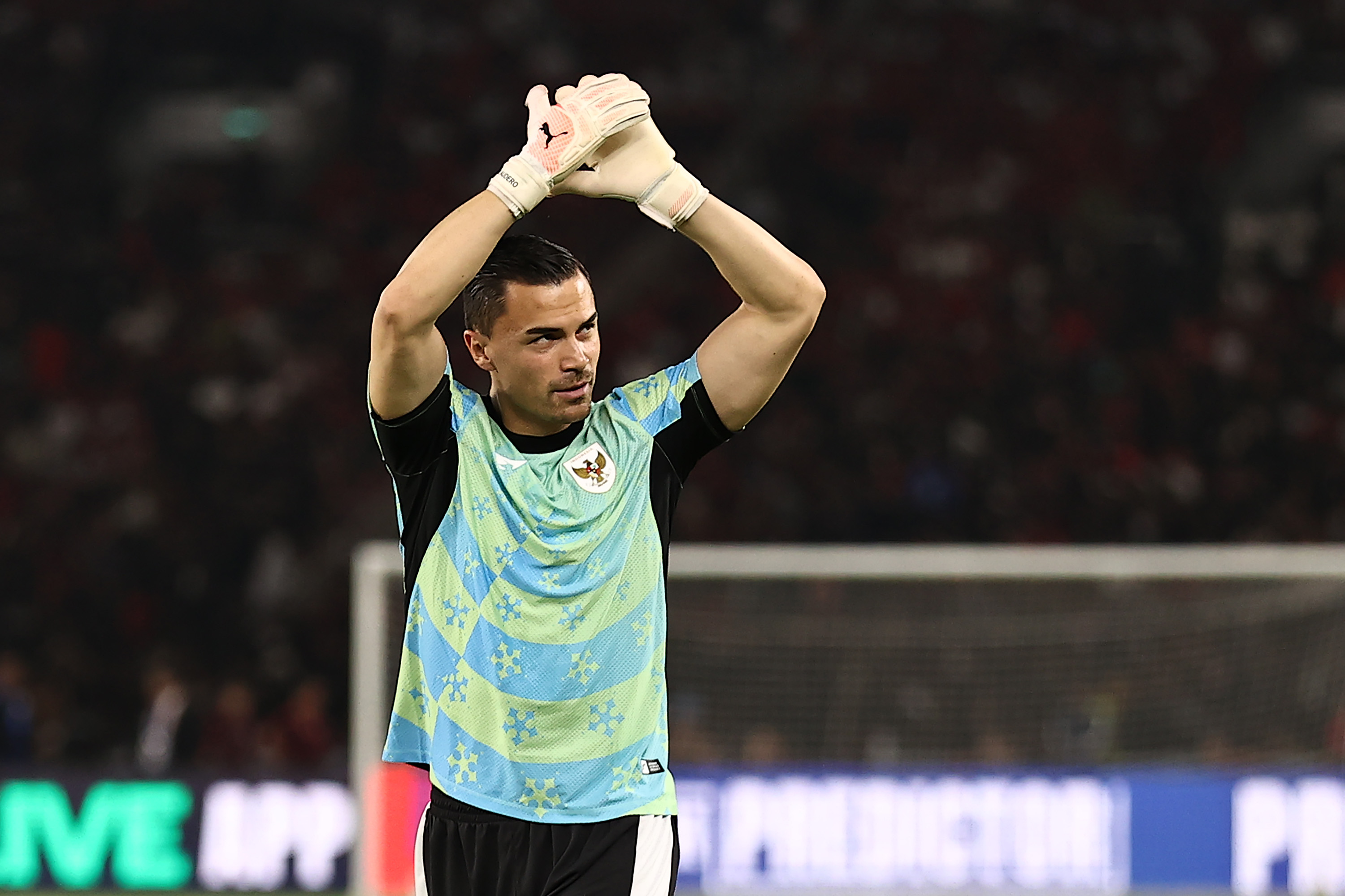 Emil Audero representing Indonesia