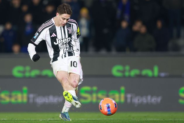 Kenan Yildiz in action for Juventus