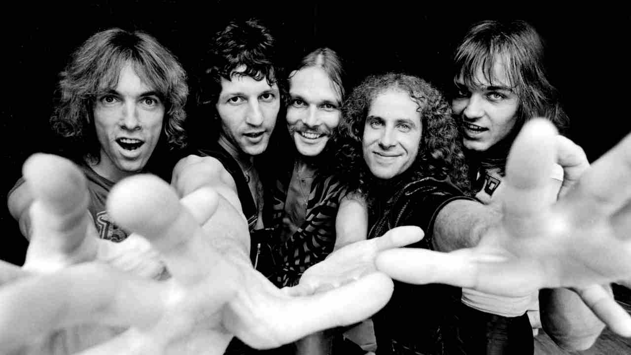 Scorpions posing for a photograph in 1979