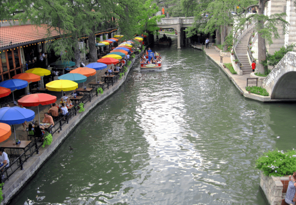 River Walk. San Antonio. Texas.