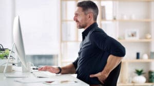 In London’s business districts, work still unfolds around desks, deadlines, doctors operating rooms and long stretches of sitting broken only by meetings and commutes.