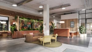 Grosvenor, the property company controlled by the Duke of Westminster, has broken ground on a £40m repositioning of The Hive in Manchester's Northern Quarter, in a move that takes the group's directly managed flexible workspace model outside London for the first time.