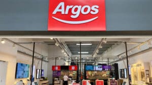 Argos has fallen to a £223.2 million pre-tax loss in its latest financial year after cutting more than 2,000 jobs and suffering a drop in sales amid a tough general merchandise market.