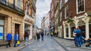 Britain's high streets enjoyed a welcome lift last month as an early Easter drew shoppers back through the doors, but retailers are warning that the bounce may prove fleeting as a fresh wave of tax rises and wage costs bears down on the sector this month.