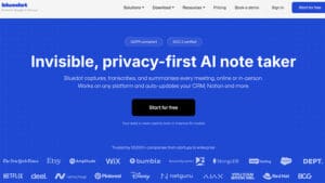 Sales reps spend an average of eight hours per week on post-call admin. That's a full working day lost to writing up notes, updating the CRM, and chasing action items before they've made a single new call.