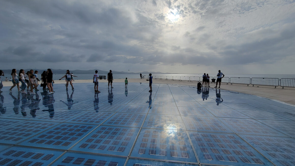 Sun salutation zadar croatia