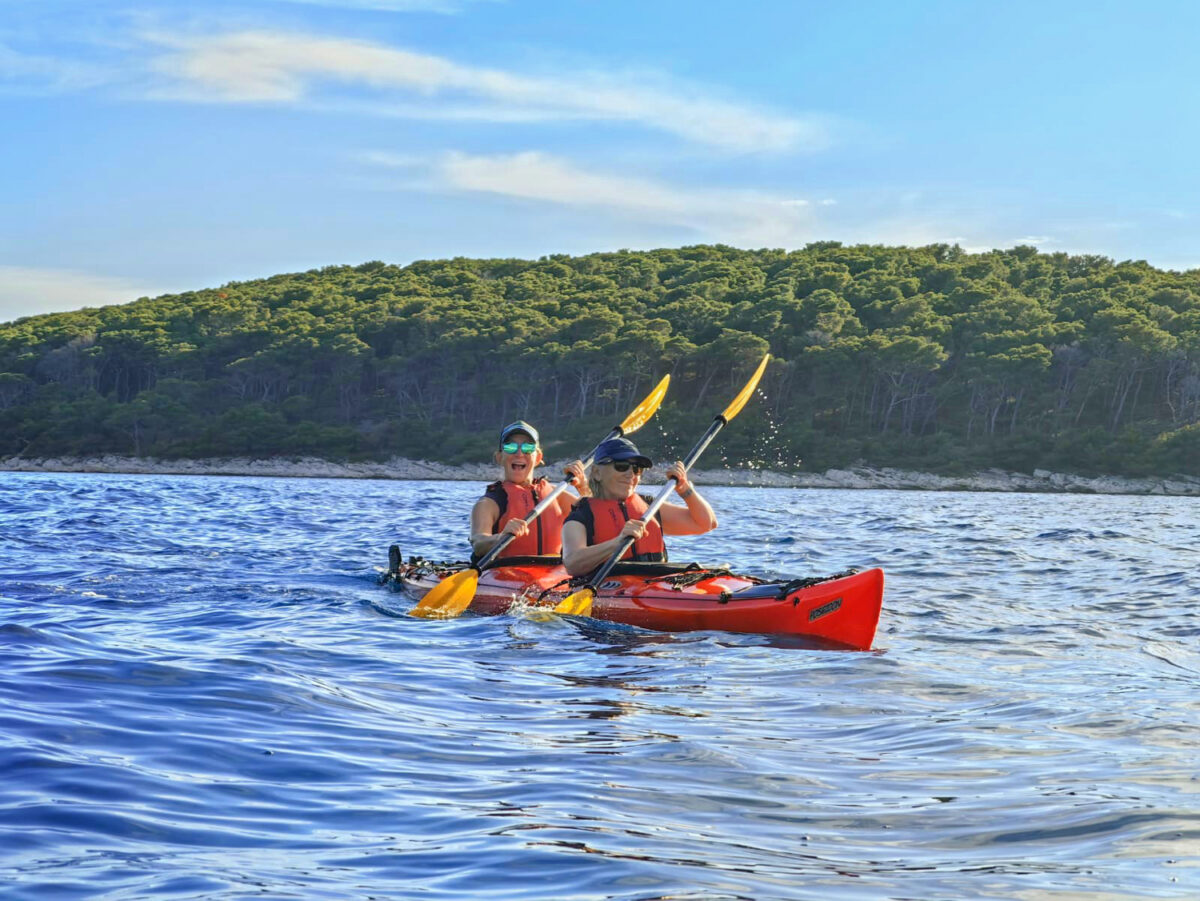 Kayaking Hvar island Croatia